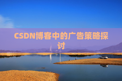 CSDN博客中的广告策略探讨